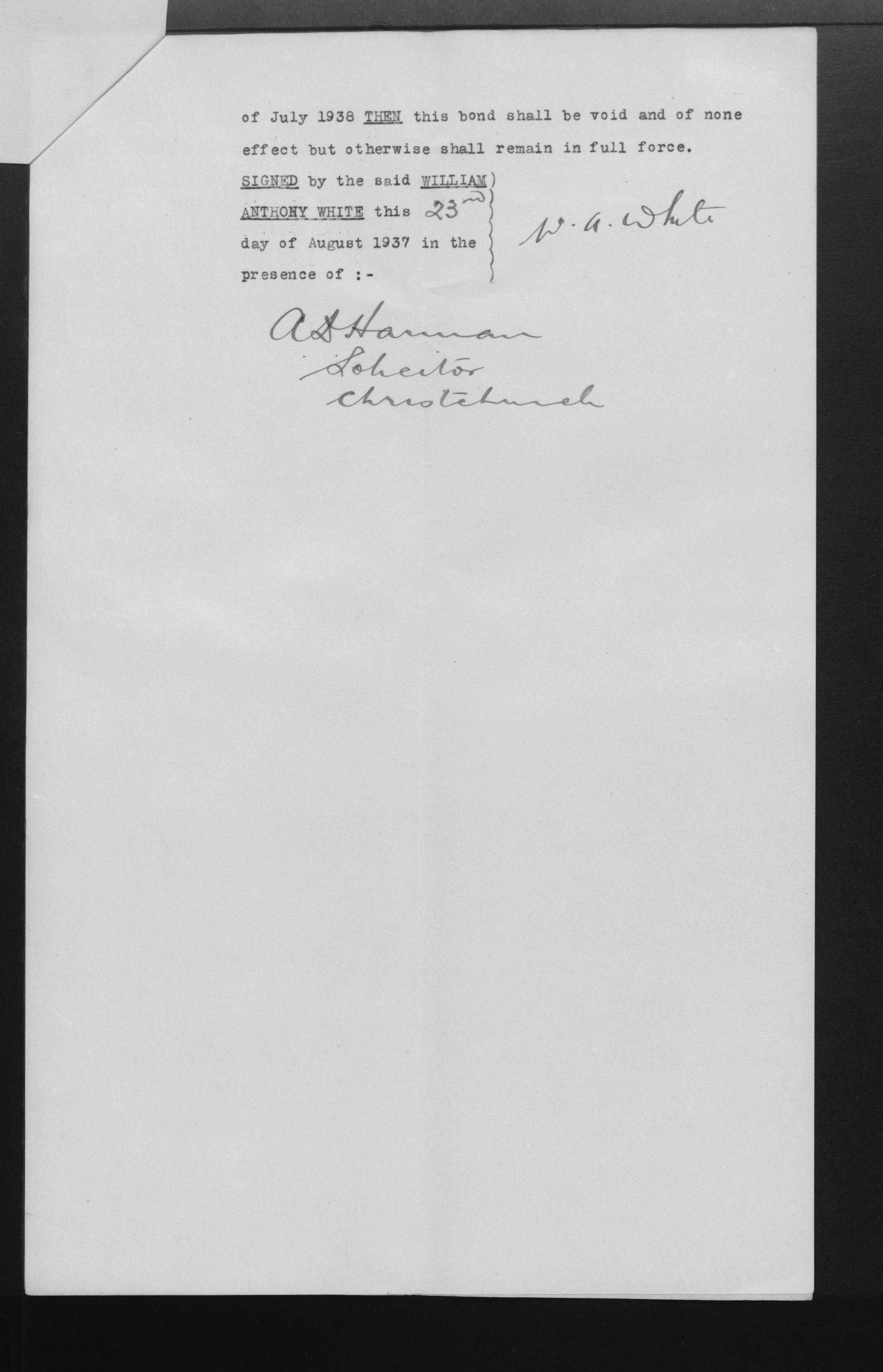 Dorothy Helen White’s estate papers, image 12 of 14