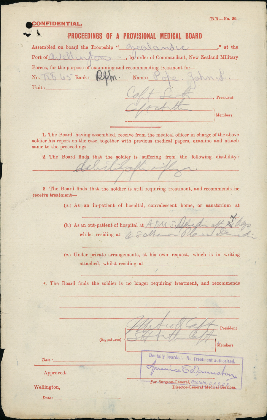 J. L. B. Pope’s second military file, image 15 of 32