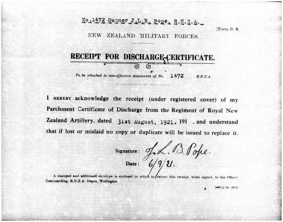 J. L. B. Pope main military file, image 11 of 50