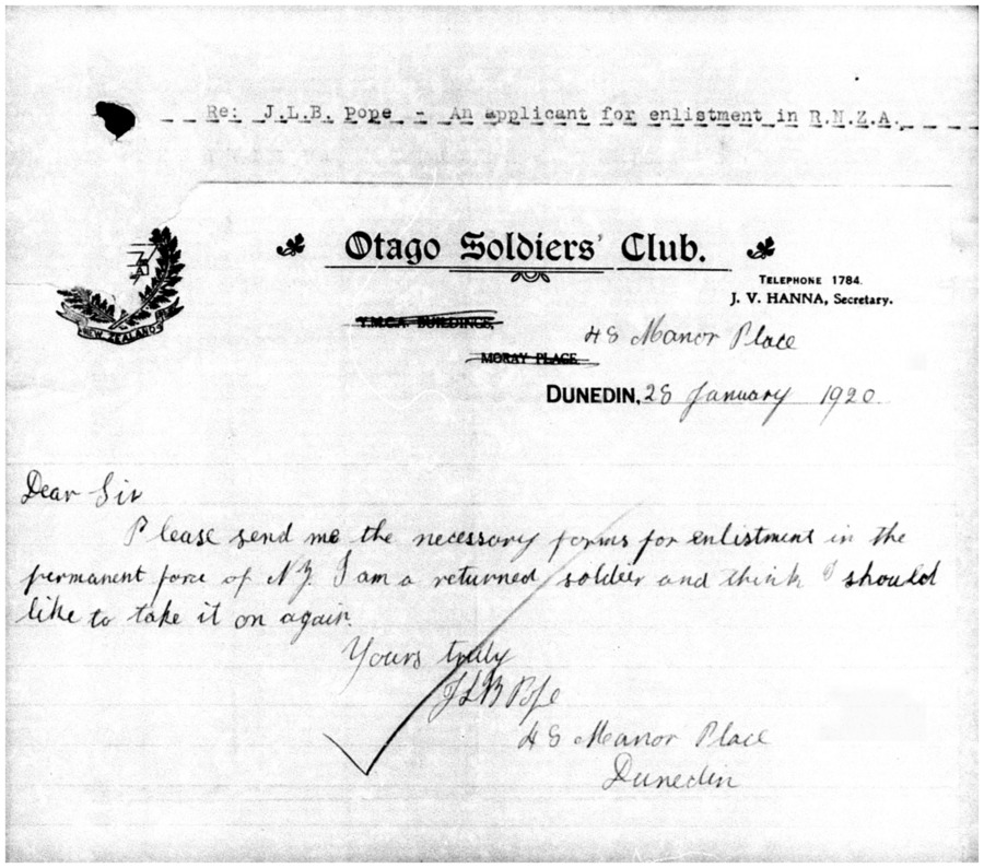 J. L. B. Pope main military file, image 25 of 50