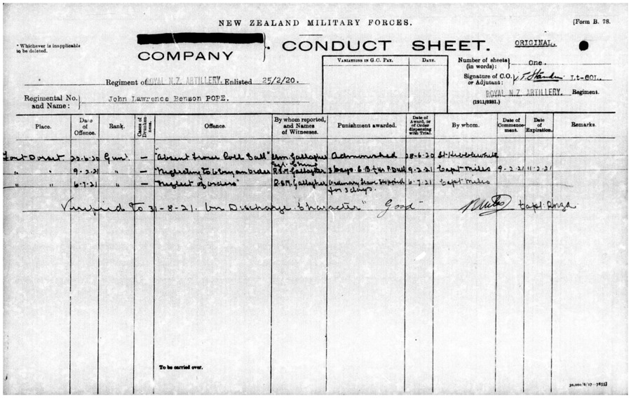 J. L. B. Pope main military file, image 34 of 50
