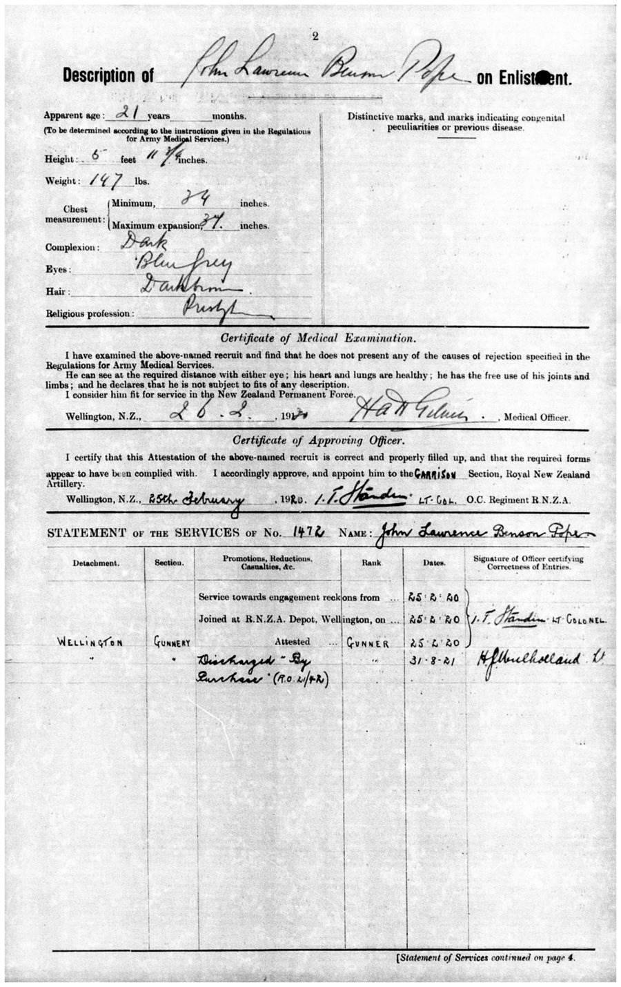 J. L. B. Pope main military file, image 38 of 50