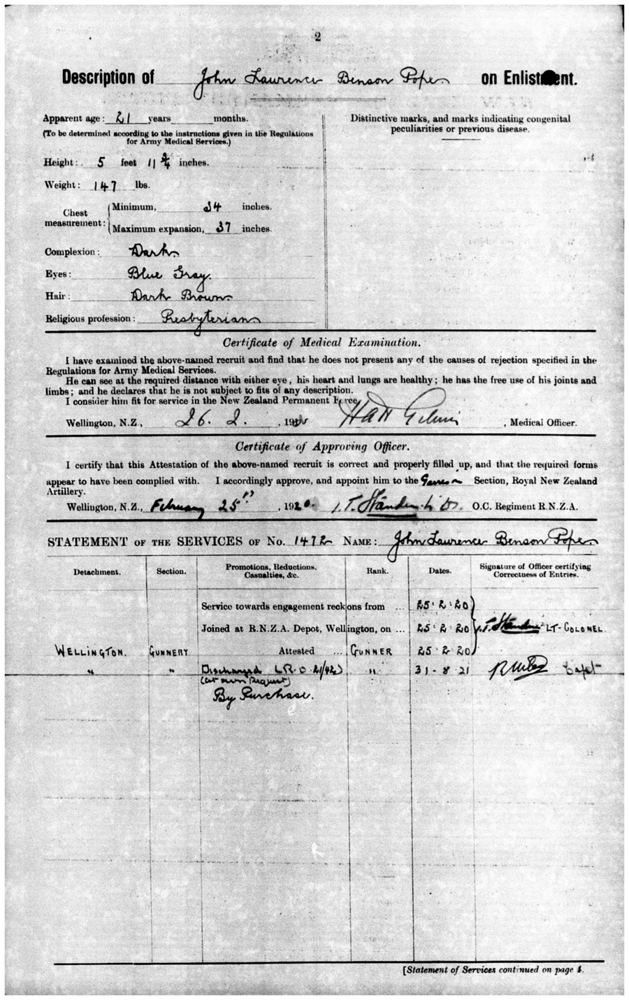 J. L. B. Pope main military file, image 40 of 50