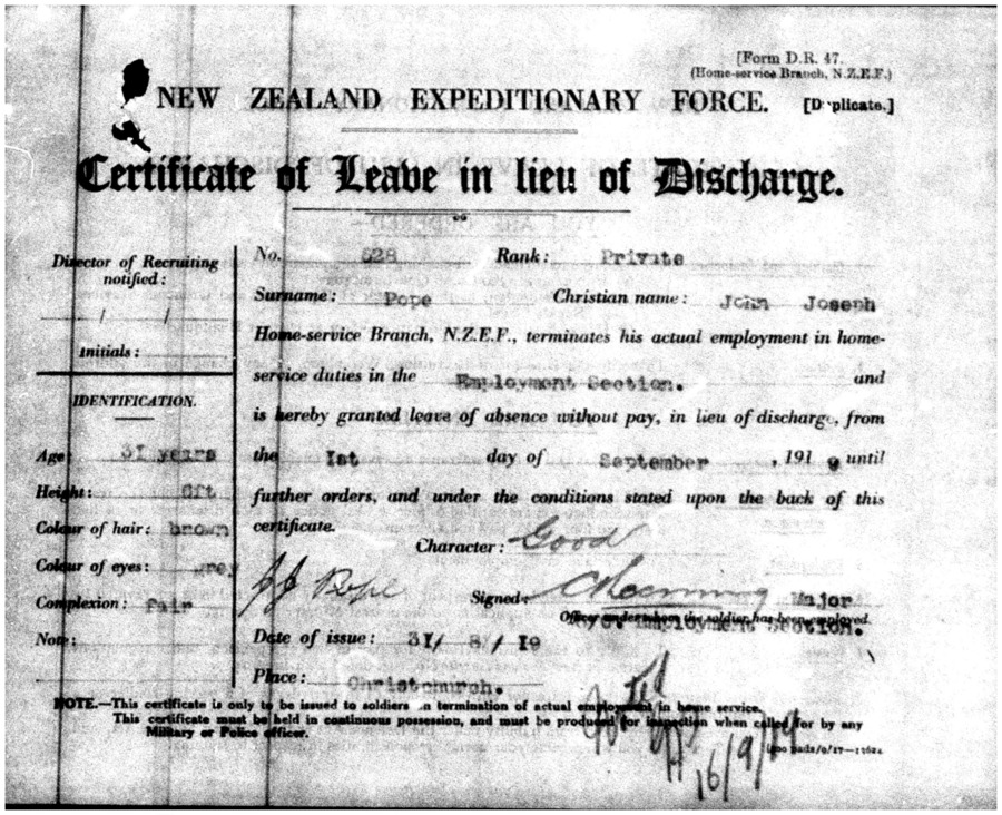 John Joseph Pope military file, image 10 of 25