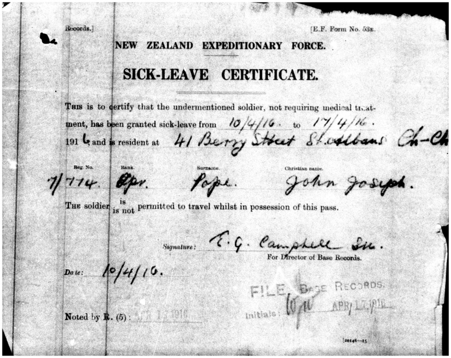 John Joseph Pope military file, image 14 of 25