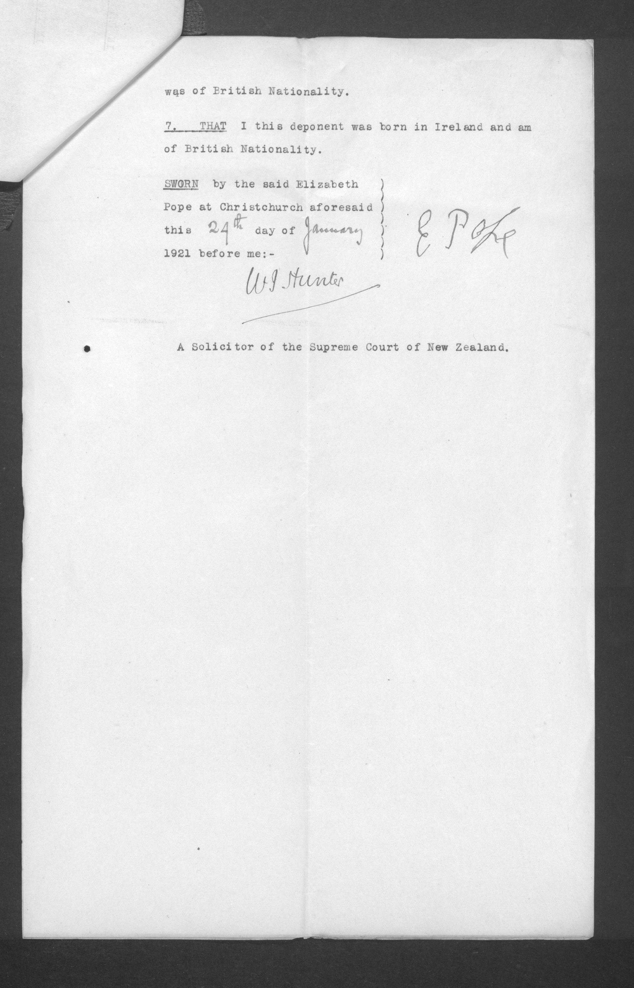 Patrick Pope’s will and estate papers, image 7 of 10