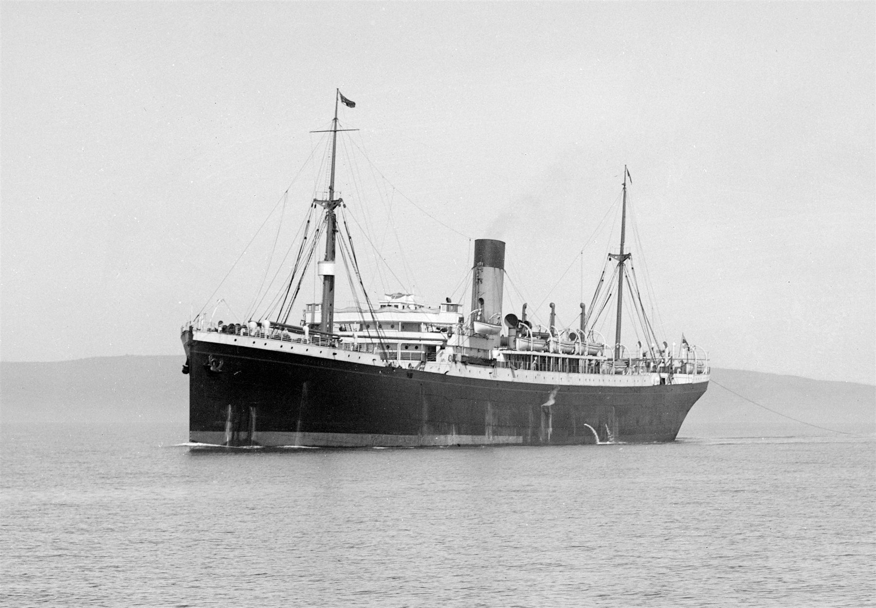 The steamship Zealandic in a 1923 photograph
